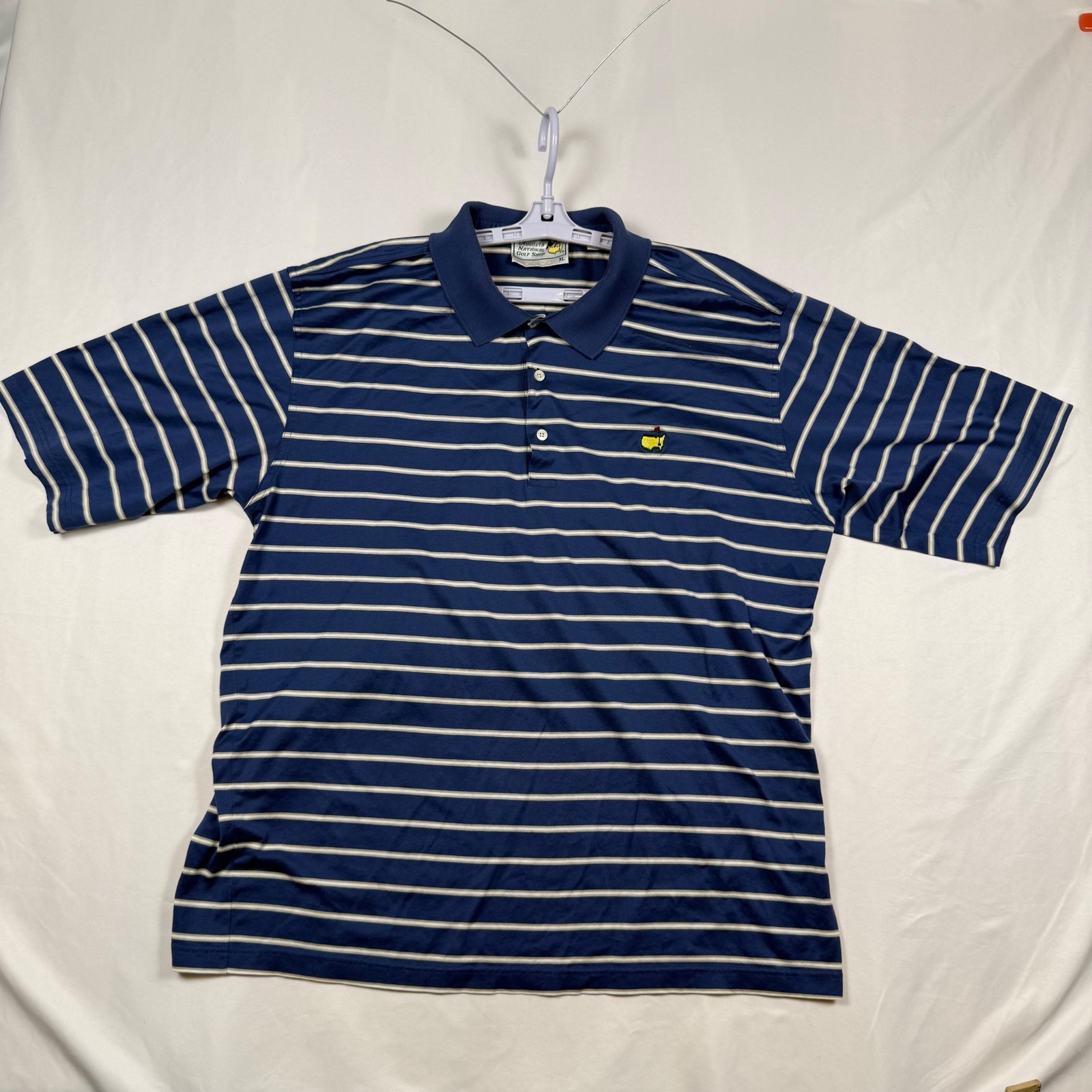 Augusta National Golf Shop Mens Xl Striped Polo Shirt Masters Tournament